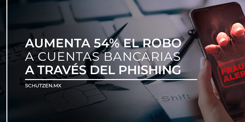 Durante el desarrollo de la pandemia por COVID-19, aumenta 54% el robo a cuentas bancarias a través del phishing; una de cada dos transacciones ilícitas dentro del sector financiero se debió al robo de cuentas de usuarios, en donde los delincuentes emplearon técnicas de estafa cibernética para obtener información sensible sobre números de cuenta, tarjetas de crédito, contraseñas y más.